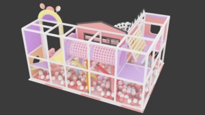 Premium Quality Indoor Play Set with Soft <b>Plastic</b> <b>Blocks</b> and Toy Cars for Kids Play Area - Product Image 4