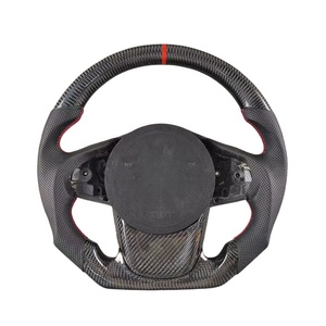 Volante de Fibra de Carbono Forjado Real con Cuero y Alcántara Personalizado para Toyota Supra A90/A91 GR F10 Mk5 Mk4 G8X 2018 2019 2021 <span class=keywords><strong>2022</strong></span> - Product Image 5
