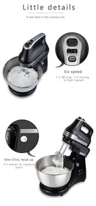 Bột nhào Máy Nhà Bếp Robot đa chức năng đứng máy trộn thực phẩm đứng bánh trộn bánh 4.2L bánh mì Máy trộn thực phẩm - Product Image 2