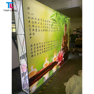 Hot Sale 10x10 Foldable Trade Show Booth Display New Aluminum <strong>Frame</strong> with Backlit <strong>Backdrop</strong> Stand Easy Set Portable Exhibit Booths - Product Image 6