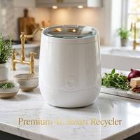 Broyeur de déchets alimentaires domestique OEM en acier inoxydable avec chambre de broyage, moteur DC, technologie Multigrind et classe d'efficacité énergétique continue