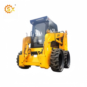 Cargador deslizante de orugas con ruedas superventas de fábrica <span class=keywords><strong>SANXIAN</strong></span>, cargador deslizante de cubo pequeño de 1000 kg y 0,5 centímetros cúbicos - Product Image 4