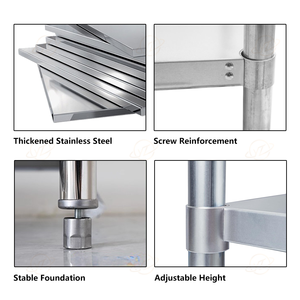 YITIAN attrezzature da cucina multifunzione attrezzature 201 cucina 304 <span class=keywords><strong>banco</strong></span> tavolo da lavoro in acciaio <span class=keywords><strong>inox</strong></span> - Product Image 3