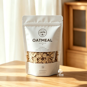 Bolsas de Papel Kraft Personalizadas de Grado Alimenticio con Cierre y Orificio para Colgar, para Frutos Secos, Nueces y Alimentos Liofilizados, 100g 250g 500g - Product Image 4