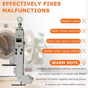 8182634 461970200692 interrupteur de verrouillage de <span class=keywords><strong>porte</strong></span> de rondelle OEM adapté pour <span class=keywords><strong>laveuse</strong></span> Kenmore Whirlpool <span class=keywords><strong>Samsung</strong></span> - Product Image 4