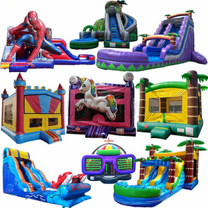 Château gonflable personnalisé, jouets, course d'obstacles, aire <span class=keywords><strong>de</strong></span> jeux pour enfants, parc à thème, voitures miniatures - Product Image 5