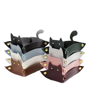 <span class=keywords><strong>Plateau</strong></span> à dés en similicuir en forme de chat, idéal pour les dés de Donjons <span class=keywords><strong>et</strong></span> Dragons, parfait pour le salon – Approvisionnement direct usine - Product Image 4