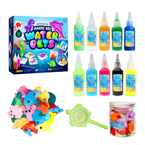 Kit de gel aquatique qui brille dans le noir, artisanat magique, animaux aquatiques féériques, kit de jouets DIY STEM, kits d'artisanat pour enfants - Product Image 1