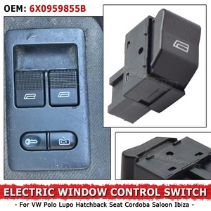 6X0959855B Interruptor DE CONTROL DE VENTANA eléctrica para VW POLO HATCHBACK Lupo Seat Cordoba Seat Ibiza 6N2 6X0 959 855B Luz roja Nuevo - Product Image 5