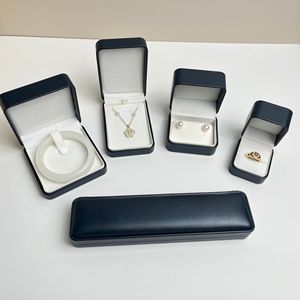 Manufacturer Custom Logo Luxury Eco-friendly PU Leather Corner Jewelry Set <b>Box</b> Wholesale Pendant Bracelet Ring Bangle <b>Box</b> - Product Image 1