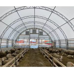 Tente pour bétail 6x6m en promotion, structure en acier robuste, abri pour volailles - Product Image 4