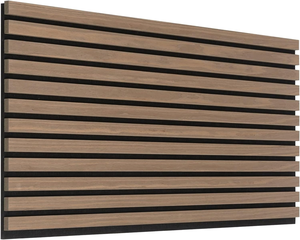 Panneaux acoustiques modernes Kasaro Fashional, insonorisés, en bois massif, Akupanel, à lattes, pour usage de bureau, décoration intérieure, mur - Product Image 1