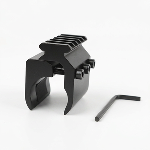 17mm27mm Metal Round Tube Laser Flashlight Clamp 21mm 1014 <strong>Bracket</strong> China CNC - Product Image 4