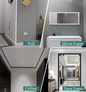 Moulure murale auto-adhésive en <span class=keywords><strong>PVC</strong></span> Garniture et protection d'angle et bande de calfeutrage pour bord de mur Plancher Meubles Comptoir Intérieur Coin Extérieur - Product Image 6