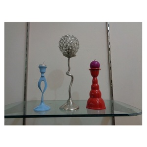 Candelabro de Metal para decoración del hogar, soporte de vela para decoración de boda - Product Image 1