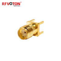 Usine sma prise femelle prise mâle angle droit 90 degrés PCB panneau bride rf connecteur adaptateur adaptateur connecteurs coaxiaux (rf)