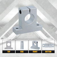 Support de rail linéaire pour roulement linéaire SK8 SK10 SK12 SK16 SK20 SHF8 SHF10 SHF12, tige linéaire, tige de guidage, pièce pour routeur CNC et imprimante 3D