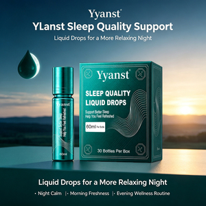Gouttes buvables relaxantes pour la nuit, formule douce, complément bien-être pour la détente nocturne des adultes, routine de relaxation, soins de santé OEM - Product Image 5