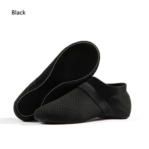 Chaussures <span class=keywords><strong>de</strong></span> jazz respirantes à semelle souple, tissées, à enfiler, bottes d'entraînement <span class=keywords><strong>de</strong></span> danse, pantoufles <span class=keywords><strong>de</strong></span> cheerleader - Product Image 5