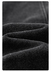 Sweatshirt à capuche unisexe avec logo personnalisé Sweatshirts à capuche et sweatshirts pour hommes avec broderie noire délavés à l'acide Sweat à capuche surdimensionné en détresse - Product Image 5