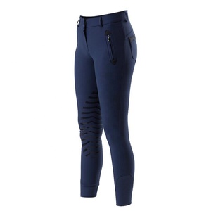 Best Selling Equestrian Women Breeches Full <b>Seat</b> Grip 4 Way <b>Stretch</b> Custom Clothing Bulk Wholesale Horse Riding Jodhpurs Pants - Product Image 5