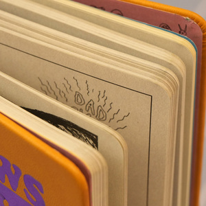 Carnet A5 avec couverture en PU, logo personnalisé imprimé, journal de réunion de bureau avec porte-stylo - Product Image 6