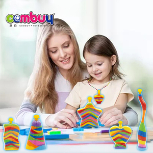 Ensemble de jouets créatifs pour enfants en plastique coloré à faire soi-même, art du <span class=keywords><strong>sable</strong></span>, <span class=keywords><strong>dessin</strong></span>, cadeau unisexe - Product Image 3