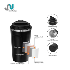 Set de Regalo de Termo con Caligrafía Árabe, <span class=keywords><strong>Taza</strong></span> de Viaje de Acero Inoxidable con 2 Vasos de Vidrio, Antiderrames para Bebidas Frías/Calientes, Regalo Perfecto - Product Image 5