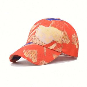 Geometric Gradient Personality Graffiti Baseball Cap Outdoor Sports Street Style <b>Hat</b> with Common Fabric Image Pattern Fruit - Product Image 2