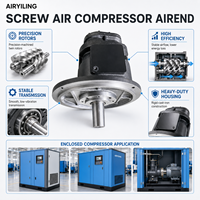 Compresseur d'air rotatif portable à vis Baosi AA3D haute fiabilité 15kW 20HP pour petites puissances