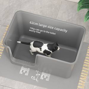 Luxe kattenbak voor twee doeleinden - <span class=keywords><strong>extra</strong></span> grote behuizing met glad, afwasbaar oppervlak - Product Image 2