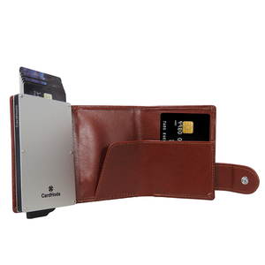 Aluminium Card Holder Nfc Business Card Holder <b>Wallet</b> <b>Small</b> Fashion Pocket Purse Slim Pop up Card Holder - Product Image 2