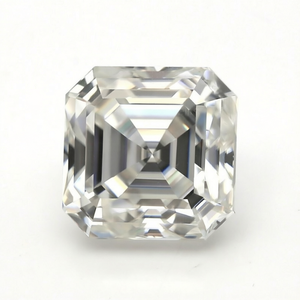 Moissanite en pierre libre taille Asscher 2*2MM-9*9MM DE VVS, Moissanite en pierre libre taille Asscher créée en laboratoire pour la joaillerie - Product Image 1