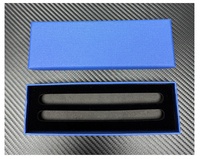 Stylos doubles avec coussinets, coffret cadeau vide pour stylos jumeaux, stylo plume, stylo roller, boîte de protection avec logo