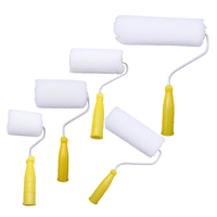 Rouleau de peinture à poils moyens, poils fins, sans angle mort, personnalisable OEM pour sols et murs en latex
