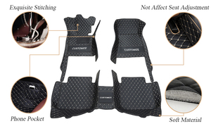 Tapetes Personalizados para Auto de Cuero PVC 5D Antideslizantes e Impermeables para <span class=keywords><strong>Toyota</strong></span>/Honda/BMW - Product Image 2