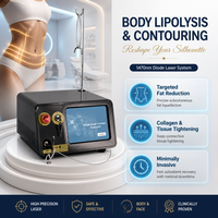 Machine de liposuccion et de lipolyse au laser endo pour chirurgie esthétique, avec fibre optique 1470nm, pour un résultat efficace et un lifting endolaser