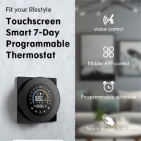 Design moderne 240V Smart Home Système de chauffage de l'eau intelligent Thermostat électrique avec téléphone App Control Floor Heating Parts
