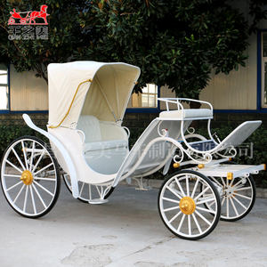 Le chariot compact exquis tiré par des chevaux de l'usine Qianzhimei chariot en forme d'oie pour les petits nains produit Offre Spéciale - Product Image 6