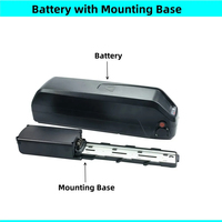 Batterie de vélo Downtube Hailong OUXI V8 Fatbike 48V 10Ah 13Ah 15Ah 17.5Ah 20Ah Batterie au lithium rechargeable
