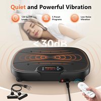 Plateforme vibrante puissante ABS pour usage domestique, machine d'exercice à vibrations verticales pour le corps entier, brûleur de graisse