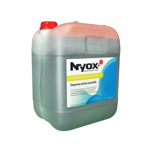 Nyox turbofoam màu vàng dày đặc và hấp dẫn bọt màu xanh trong cài đặt với vòm bọt hoặc hệ thống phun không khí. Nước hoa anh đào. - Product Image 1