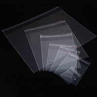 Sacs en polypropylène transparents BOPP, auto-adhésifs, jetables, imprimés en héliogravure, pour emballer des bonbons, des collations, des cadeaux