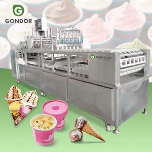 Máquina Automática Rotativa de Llenado y Sellado de Sopa, Líquidos, Hummus, Gelato, 4 Líneas, Llenado y Sellado de Vasos/Bandejas - Product Image 1