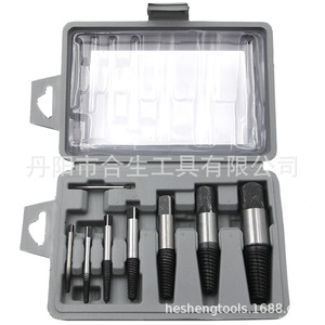 Juego de 8 extractores de tornillos Mr Drill, herramienta para remover tornillos dañados, acabado arenado, medidas en pulgadas imperiales - Product Image 3