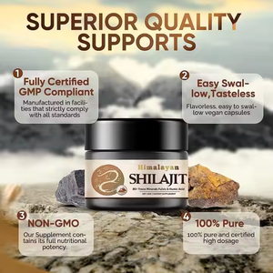 La résine de Shilajit contient de l'acide fulvique et des oligo-éléments Shilajit sibérien pur original contient plus de 85 gels de supplément d'acide en décomposition - Product Image 6