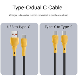 <span class=keywords><strong>Chargeur</strong></span> de téléphone <span class=keywords><strong>double</strong></span> USB + Type C 120W de haute qualité d'usine avec câble inclus, adaptateur de charge rapide PD USB Type C - Product Image 6