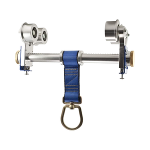 GOKU Silberner Aluminium I-Beam Trolley-Anker mit Glanzfinish 3' 10 | |   310 lb Tragfähigkeit Bruchfestigkeit ANSI OSHA-konform - Product Image 1