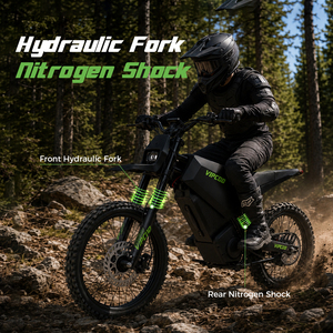 Motocicleta Vipcoo H6 con Alcance de 80 km, Frenos de Disco Hidráulicos, para Carreras, 60v Ebike Vipcoo - Product Image 3