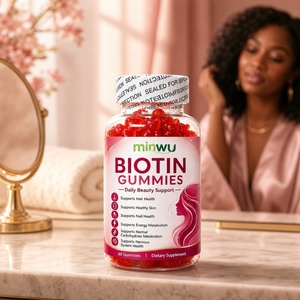 Gomitas de Biotina para el <span class=keywords><strong>Crecimiento</strong></span> del Cabello, Belleza y Uñas Radiantes para Mujeres Negras - Vitaminas para Adultos - Product Image 1